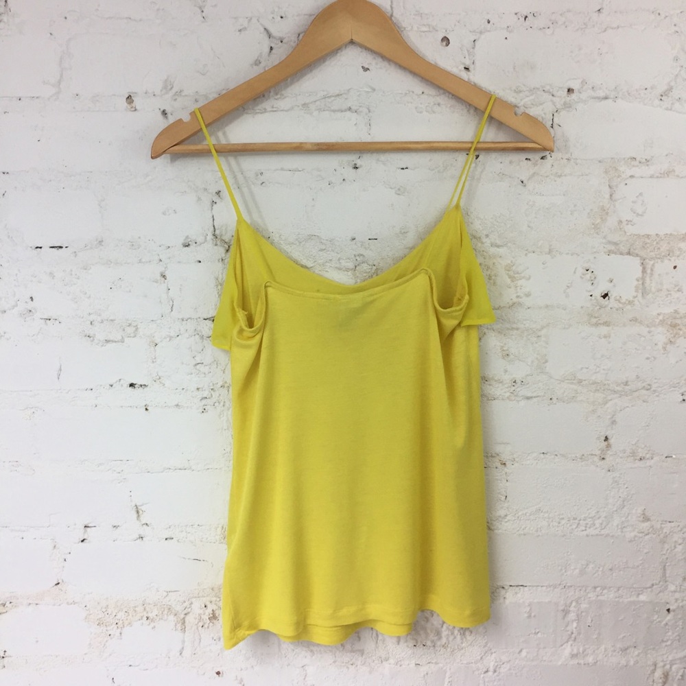 H&M Yellow Ruffle Front Cami - Picture 3 of 5
